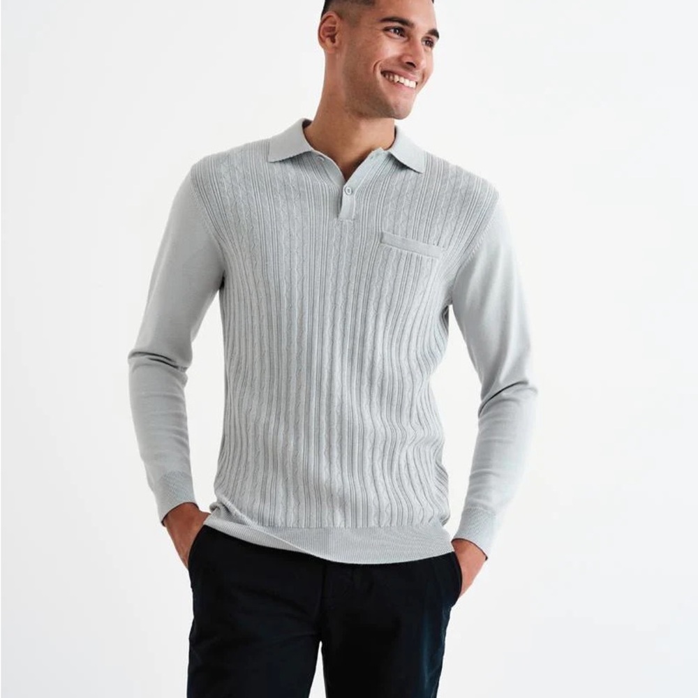 Wax London Oban Polo Sweater